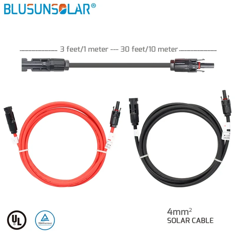 LEADER 1Pcs 1-5Meters Black/Red Power Solar Extension Cable 4.0mm2/12AWG with PV DC Connector In Solar Panel System FreeShipping
LEADER 1Pcs 1-5Meters Black/Red Power Solar Extension Cable 4.0mm2/12AWG with PV DC Connector In Solar Panel System FreeShipping
