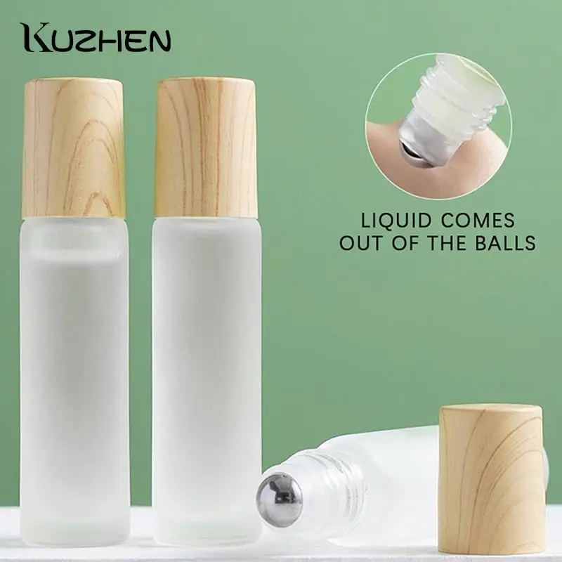 5/10ml Frosted Glass Roller Bottle Wood Grain Plastic Cap For Essential Oils Roll-On Bottle With Stainless Steel Roller Ball
5/10ml Frosted Glass Roller Bottle Wood Grain Plastic Cap For Essential Oils Roll-On Bottle With Stainless Steel Roller Ball