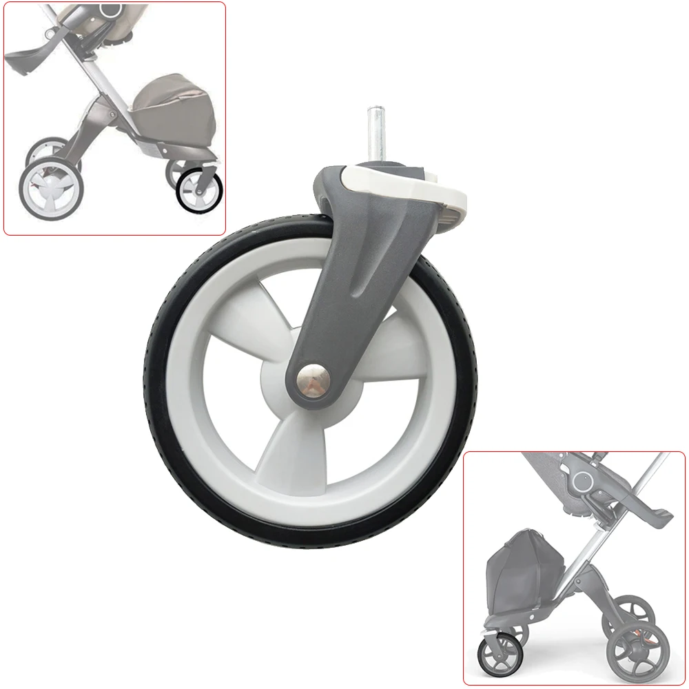 

Buggy Tire For Stokke Xplory V2 V3 V4 V5 V6 X Series Pushchair Front Wheel PU Tubeless Tyre Cover DIY Baby Replace Accessories