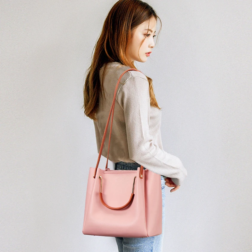 Luxury Designer Women's Bag New Casual Bucket Bag Fashion PU Leather Handbag Women's Large Capacity Shoulder Bag
Luxury Designer Women's Bag New Casual Bucket Bag Fashion PU Leather Handbag Women's Large Capacity Shoulder Bag