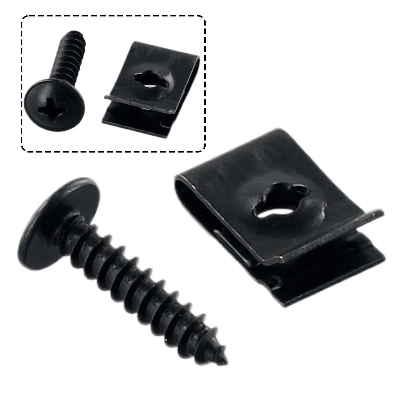 100% Brand New 20Set Metal U-type Clip With Screw Car Bumper Fender Trim Panel Fasteners Durable And Practical
100% Brand New 20Set Metal U-type Clip With Screw Car Bumper Fender Trim Panel Fasteners Durable And Practical