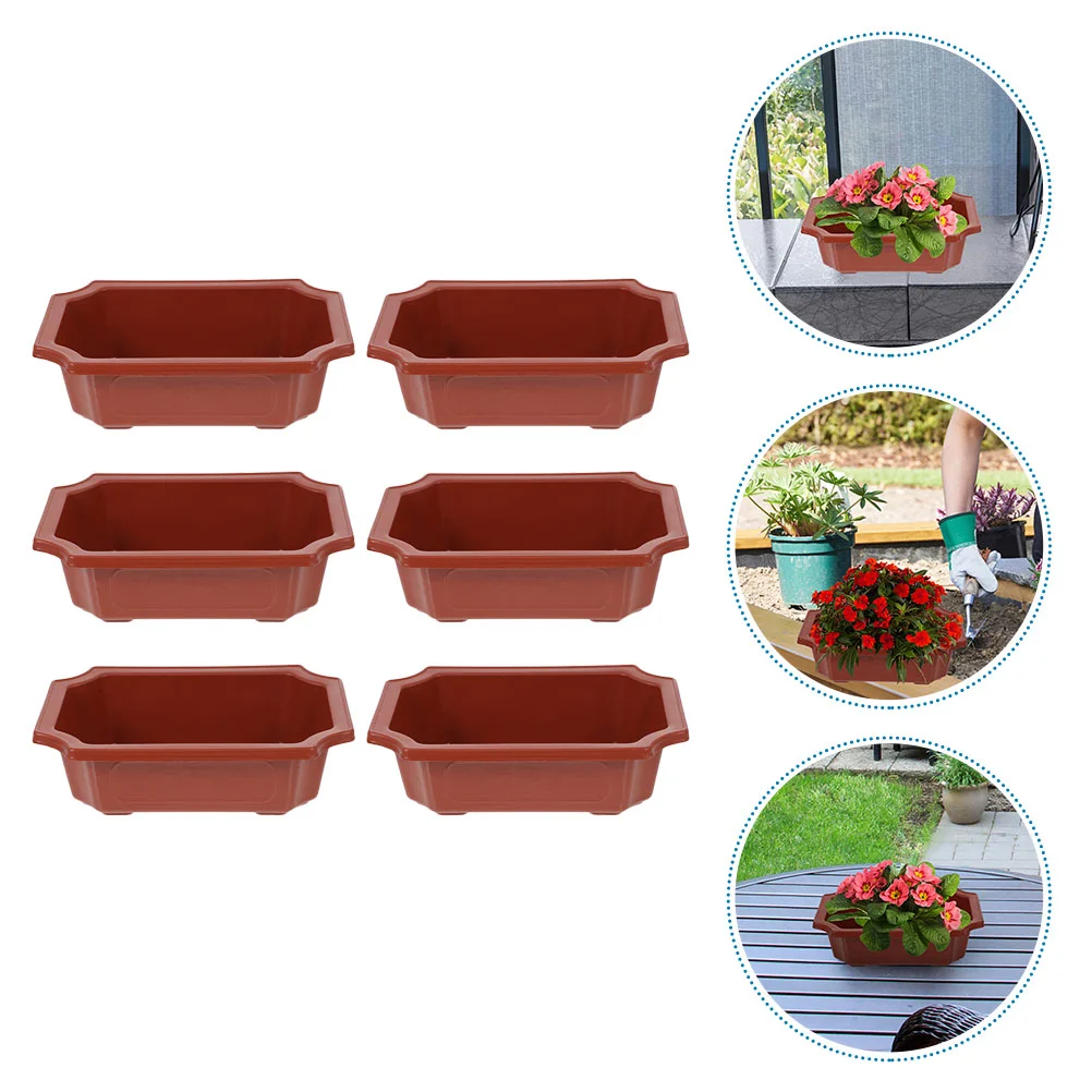 Plastic Flower Pot Succulent Plants Bonsai Planting Pots Landscape Flowerpot
Plastic Flower Pot Succulent Plants Bonsai Planting Pots Landscape Flowerpot