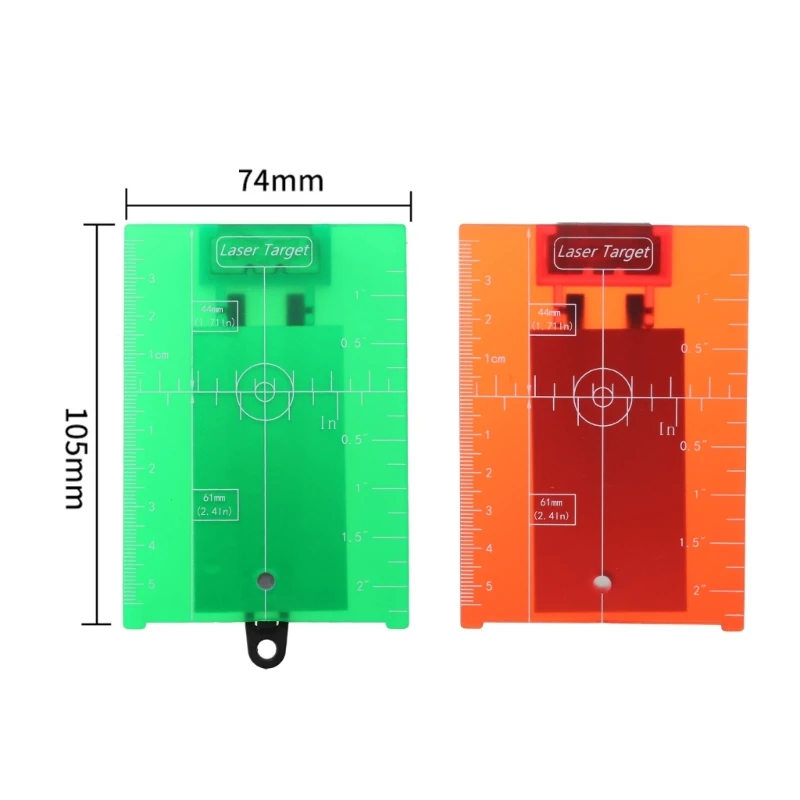 

Лазерная тарелка-мишень в дюймах/см, зеленый/красный лазерный уровень для линейного лазерного улучшения, может быть на стене и