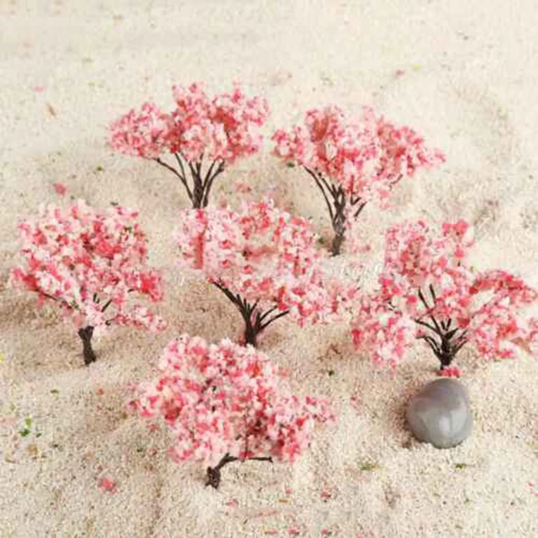 40pcs 65mm Artificial Model Tree Blossom Cherry Trees Plant Railroad Layout Scene HO OO Scale Miniature Landscape
40pcs 65mm Artificial Model Tree Blossom Cherry Trees Plant Railroad Layout Scene HO OO Scale Miniature Landscape
