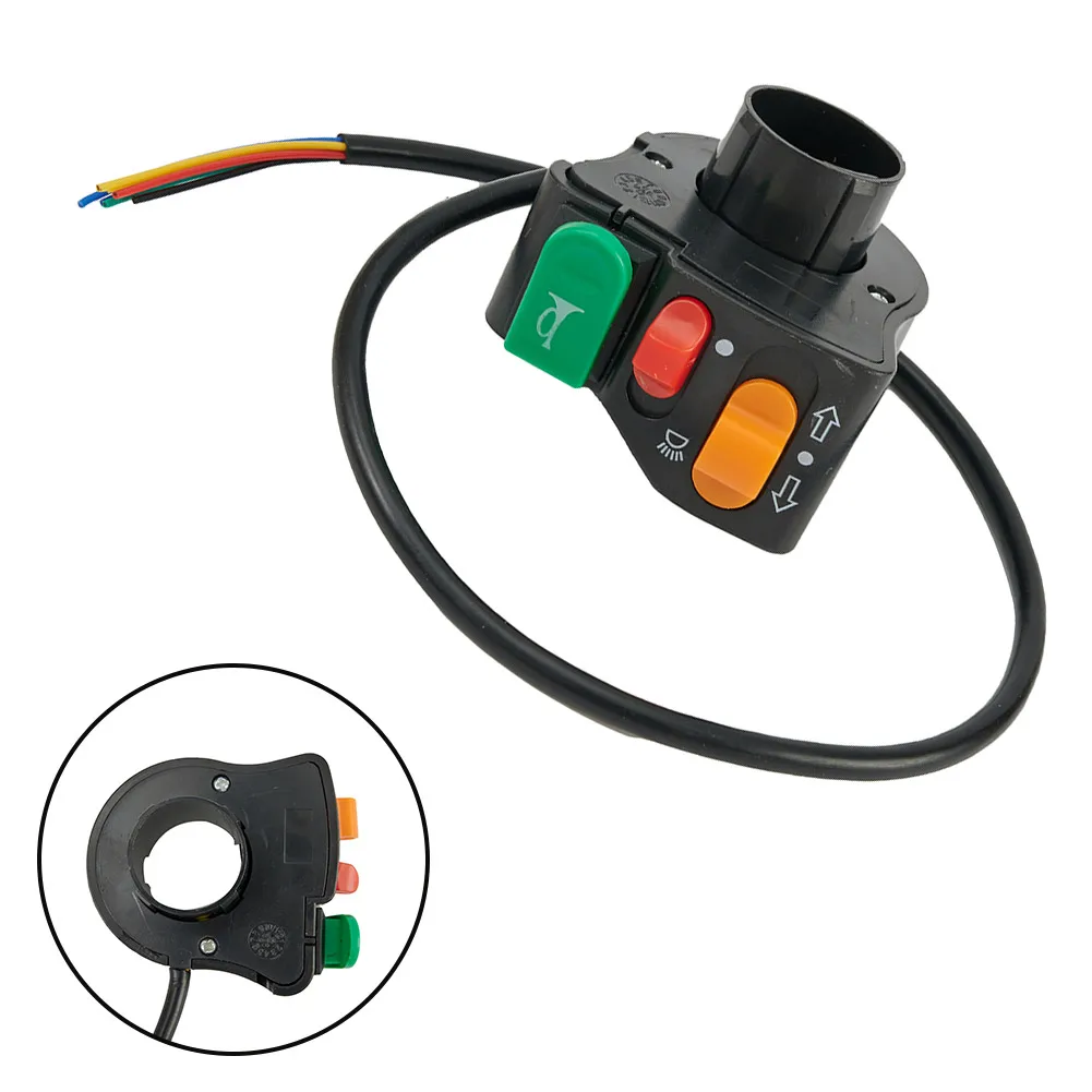 High Quality Practical Motorcycle Switch Headlight Horn Multi-Function Turn Signal Universal Switch 22mm 7/8\\\\\\\"
High Quality Practical Motorcycle Switch Headlight Horn Multi-Function Turn Signal Universal Switch 22mm 7/8\\\\\\\"