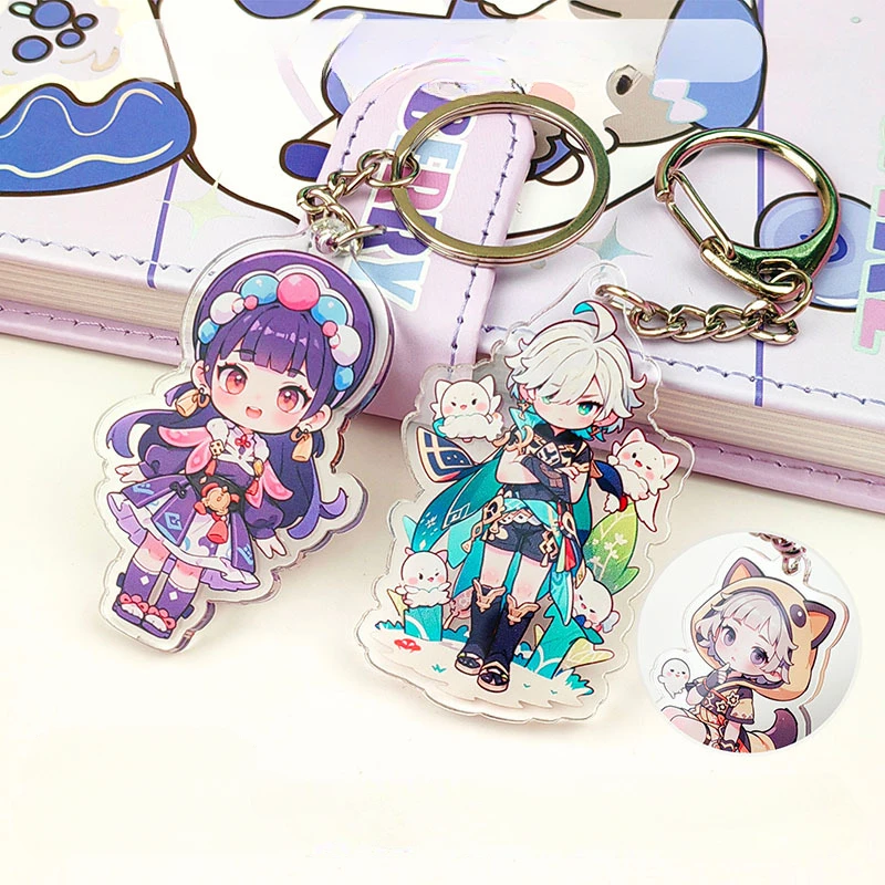 Genshin Impact Keychain Accessories Anime Acrylic Key Chain Pendant Cartoon Badge Nilou Yae Miko Kaedehara Kazuha Xiao Barbatos
Genshin Impact Keychain Accessories Anime Acrylic Key Chain Pendant Cartoon Badge Nilou Yae Miko Kaedehara Kazuha Xiao Barbatos
