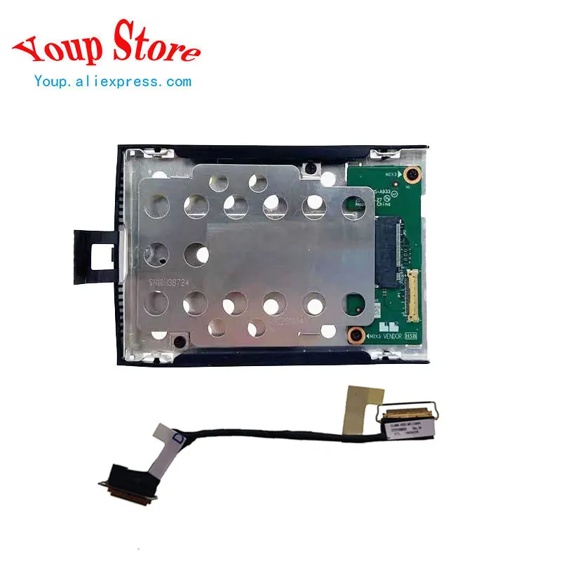 

New Original For Lenovo ThinkPad L480 L490 EL480 NS-A933 M.2 Adapter HDD Bracket SATA To SSD Board And Cable 02DL692 DC02C00BN20