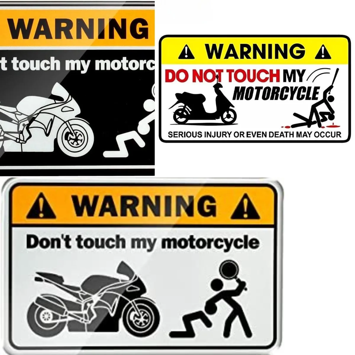

Наклейки аниме «Don't Touch My мотоциклетные», Водонепроницаемые Светоотражающие, солнцезащитные, для кемпера, путешествий, бампер, украшение