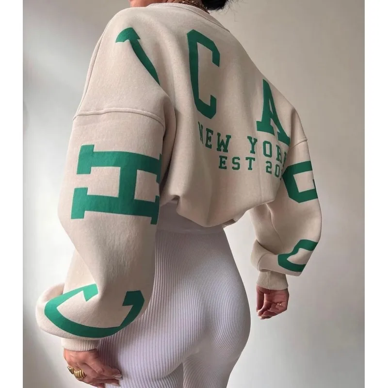 Women Letters Print Sweatshirts Y2k Fleece Long Sleeve Hoodies Oversize Loose Streetwear Autumn Winter Female Pullover Hoodies
Women Letters Print Sweatshirts Y2k Fleece Long Sleeve Hoodies Oversize Loose Streetwear Autumn Winter Female Pullover Hoodies