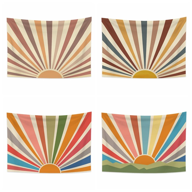 Vintage Sun and Moon Tapestry Retro 70s Rainbow Sunrise Sunset Abstract Boho Wall Hanging Hippie Meditation Bohemian Decor Tapiz
Vintage Sun and Moon Tapestry Retro 70s Rainbow Sunrise Sunset Abstract Boho Wall Hanging Hippie Meditation Bohemian Decor Tapiz