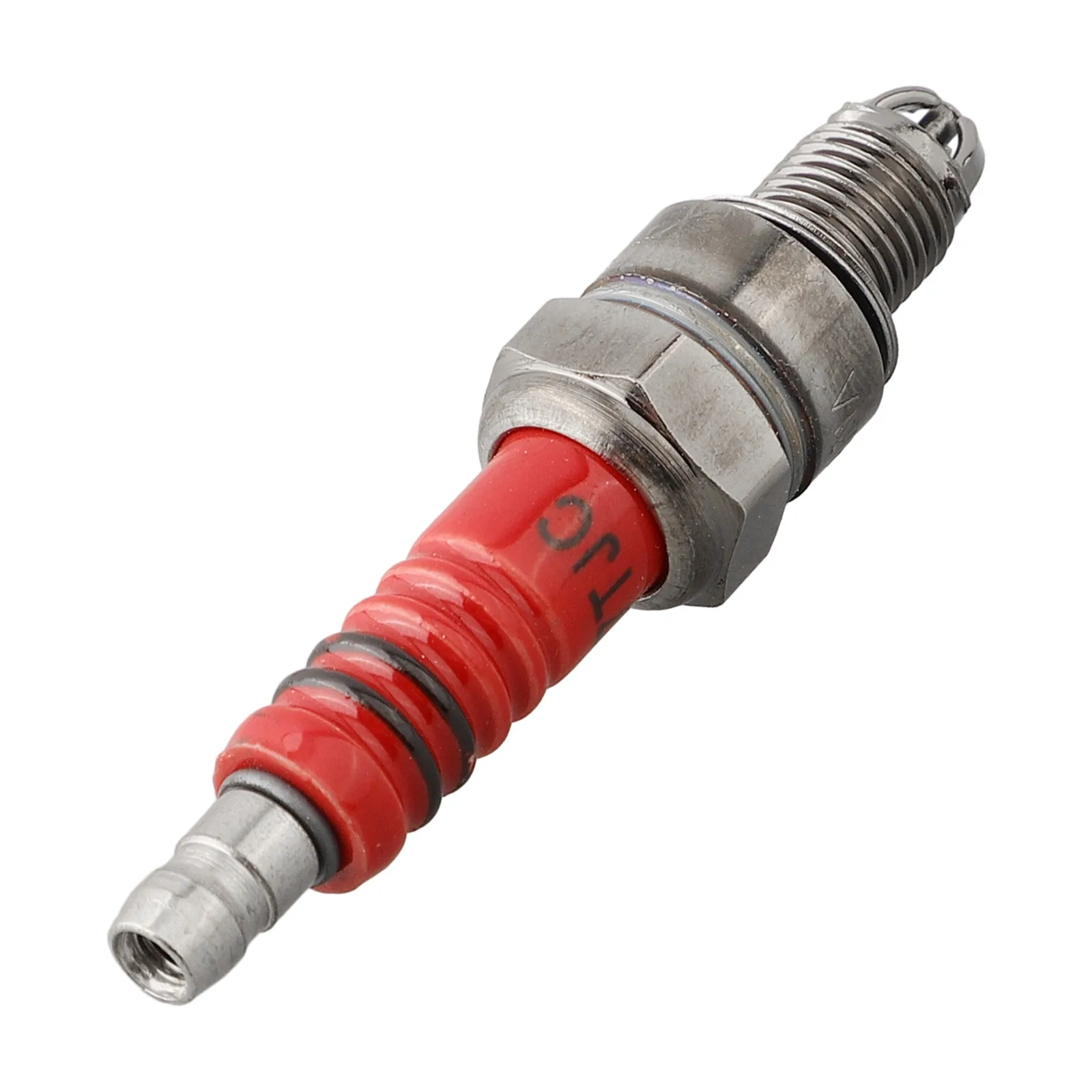 Red+Silver Spark Plug A7TC Spark Plug Accelerate High Performance Three-Electrode A7TC High Performance Practical
Red+Silver Spark Plug A7TC Spark Plug Accelerate High Performance Three-Electrode A7TC High Performance Practical