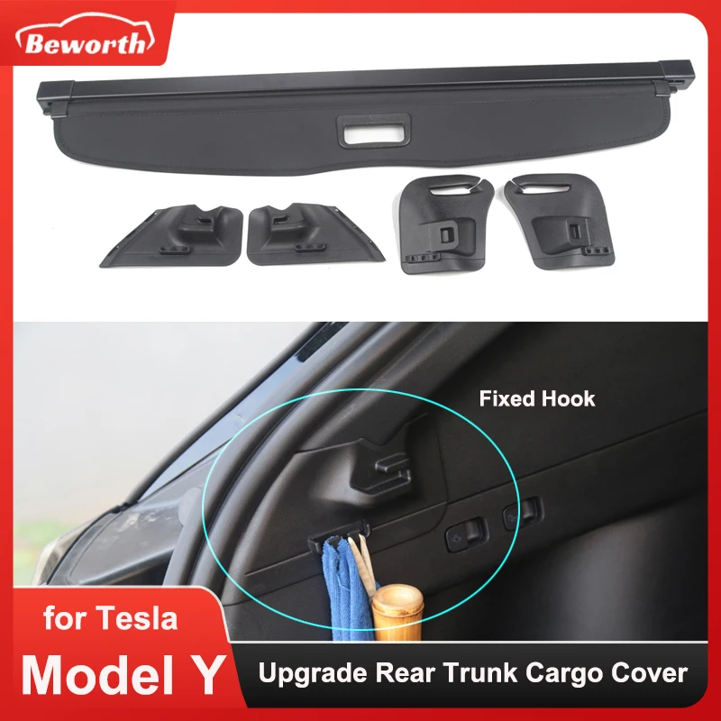 Выдвижной чехол для груза Tesla Model Y, задний багажник, защита от солнца, затвор, разделение конфиденциальности, багажник, автомобильные аксессуары 
Выдвижной чехол для груза Tesla Model Y, задний багажник, защита от солнца, затвор, разделение конфиденциальности, багажник, автомобильные аксессуары