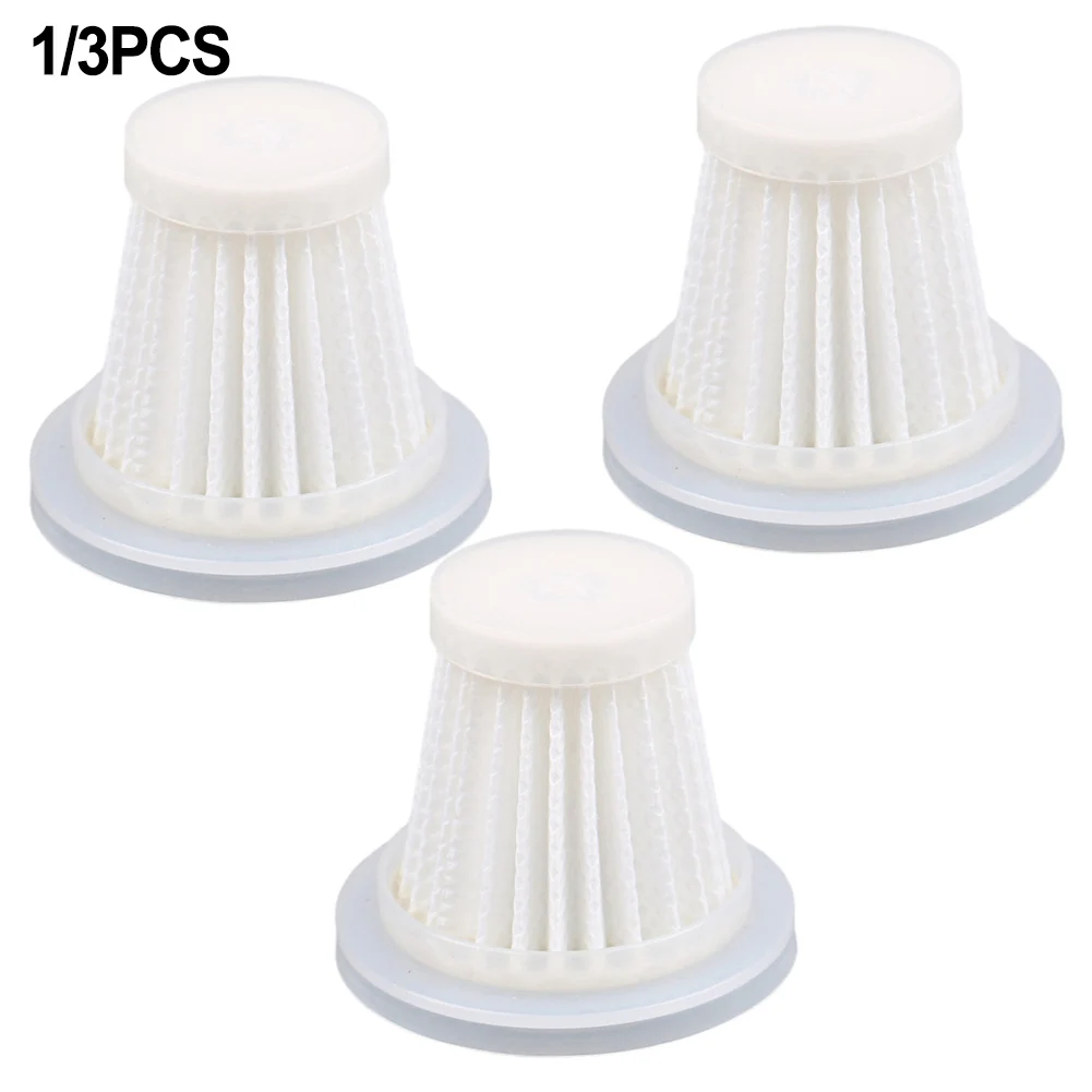 

1/3pcs Car Vacuum Cleaner Filters Cartridges Cordless Vacuum Cleaners Filters Spare Parts Accessories