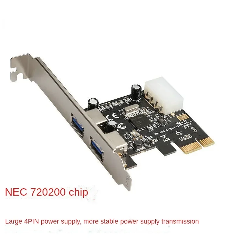 

USB3.0 expansion card NEC chip main control desktop PCI-e to USB3.0 adapter riser card