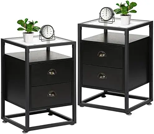 Side End Table with Drawer and Shelf for Living Room,Bedroom,Lounge, Classic Brown Small coffee table Table top Small end table
Side End Table with Drawer and Shelf for Living Room,Bedroom,Lounge, Classic Brown Small coffee table Table top Small end table