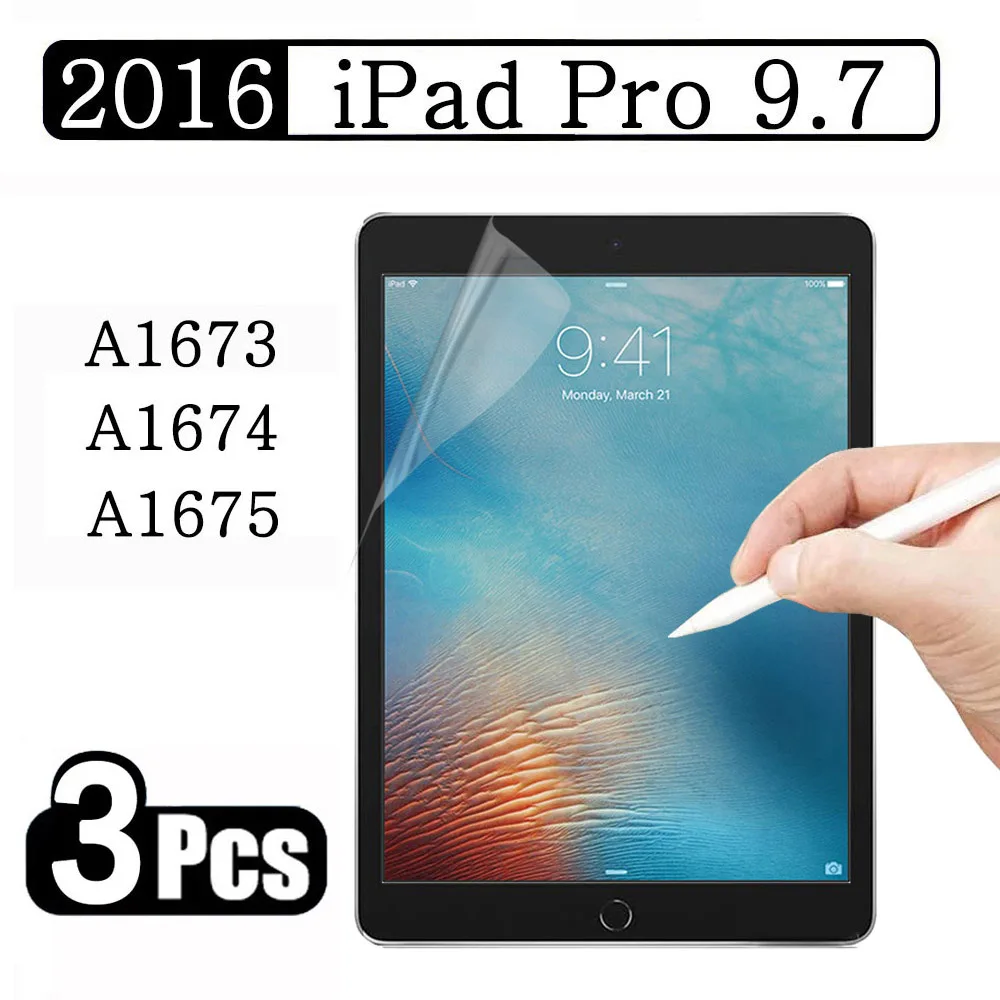 (3 Packs) Paper Like Film For Apple iPad Pro 9.7 2016 A1673 A1674 A1675 Matte Tablet Screen Protector
(3 Packs) Paper Like Film For Apple iPad Pro 9.7 2016 A1673 A1674 A1675 Matte Tablet Screen Protector