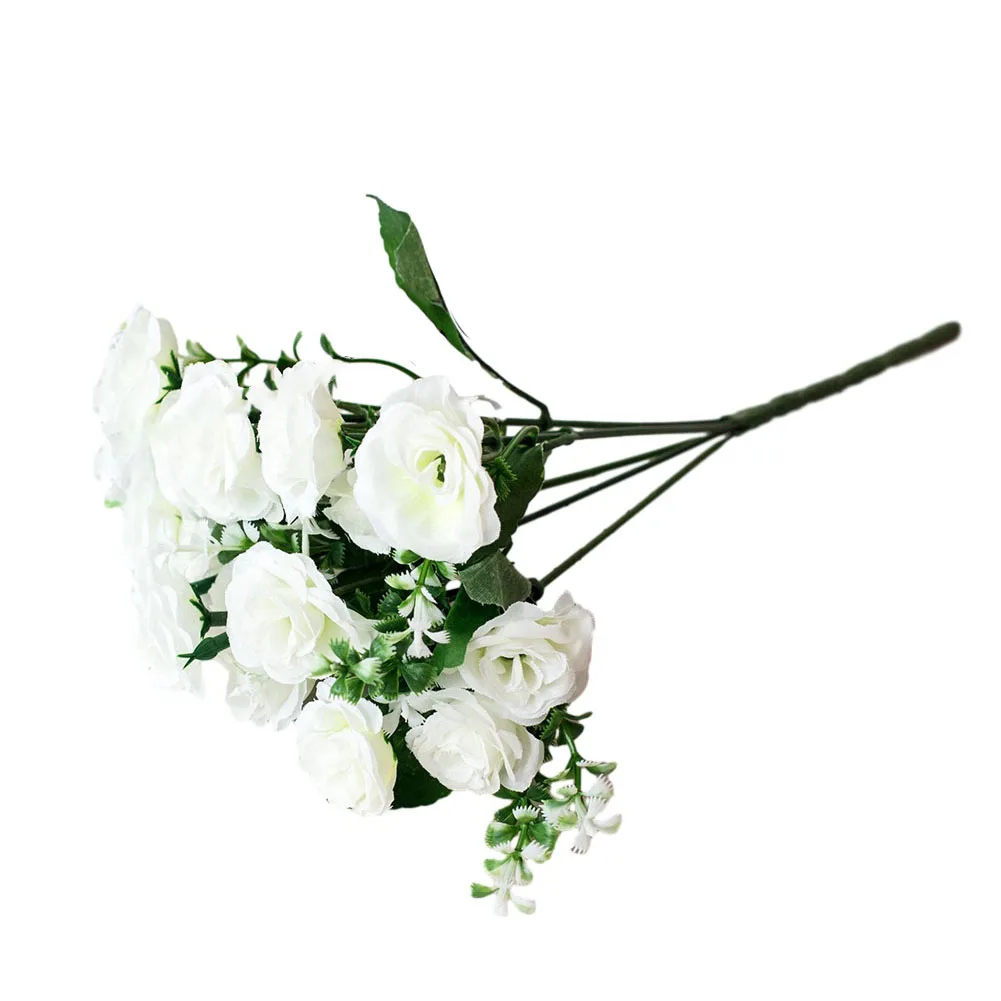 30cm 15 Heads Silk Artificial Flowers Bouquet Fake Flowers Bridal Bouquets For Wedding Table Home Party Decorations
30cm 15 Heads Silk Artificial Flowers Bouquet Fake Flowers Bridal Bouquets For Wedding Table Home Party Decorations