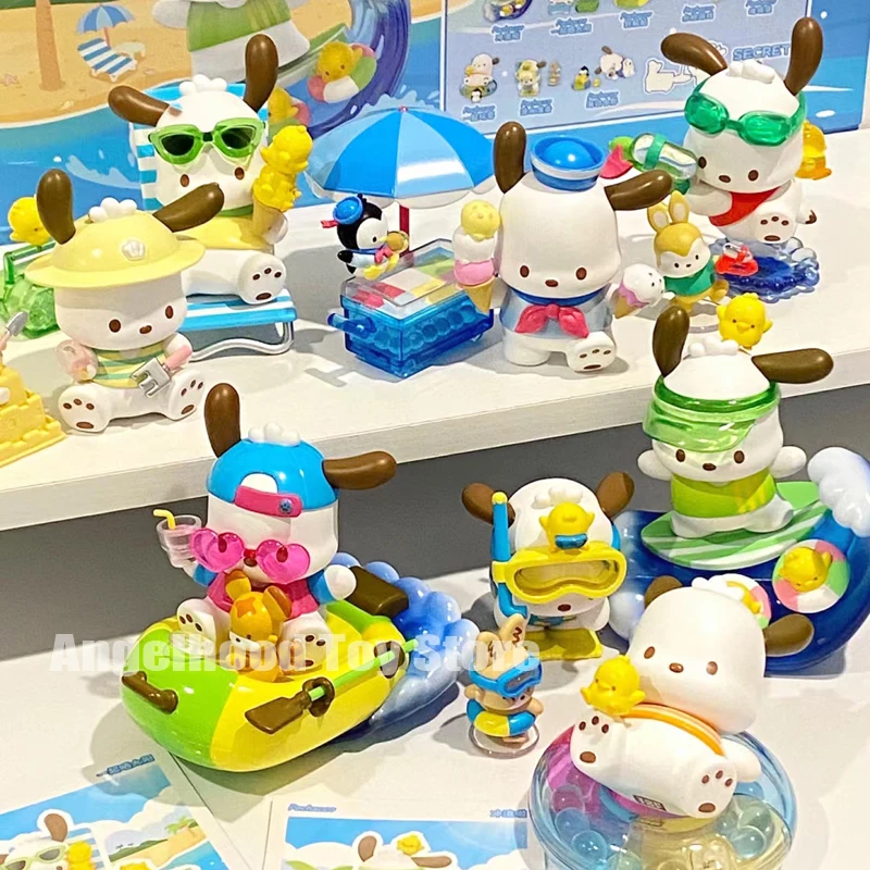 Sanrio женские фигурки, праздничная Пляжная Серия, таинственный сюрприз в коробке, аниме «Угадай сумку», модель милой собаки
Sanrio женские фигурки, праздничная Пляжная Серия, таинственный сюрприз в коробке, аниме «Угадай сумку», модель милой собаки