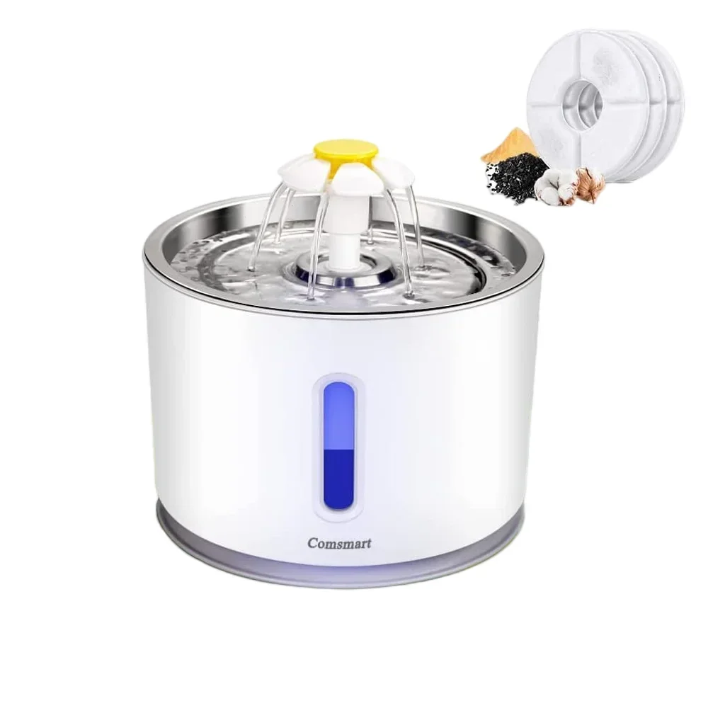 Fountain 81oz/2.4l Cat Filters Drinking Replacement Pet Water for Stainless Cats Automatic Steel Fountain,
Fountain 81oz/2.4l Cat Filters Drinking Replacement Pet Water for Stainless Cats Automatic Steel Fountain,