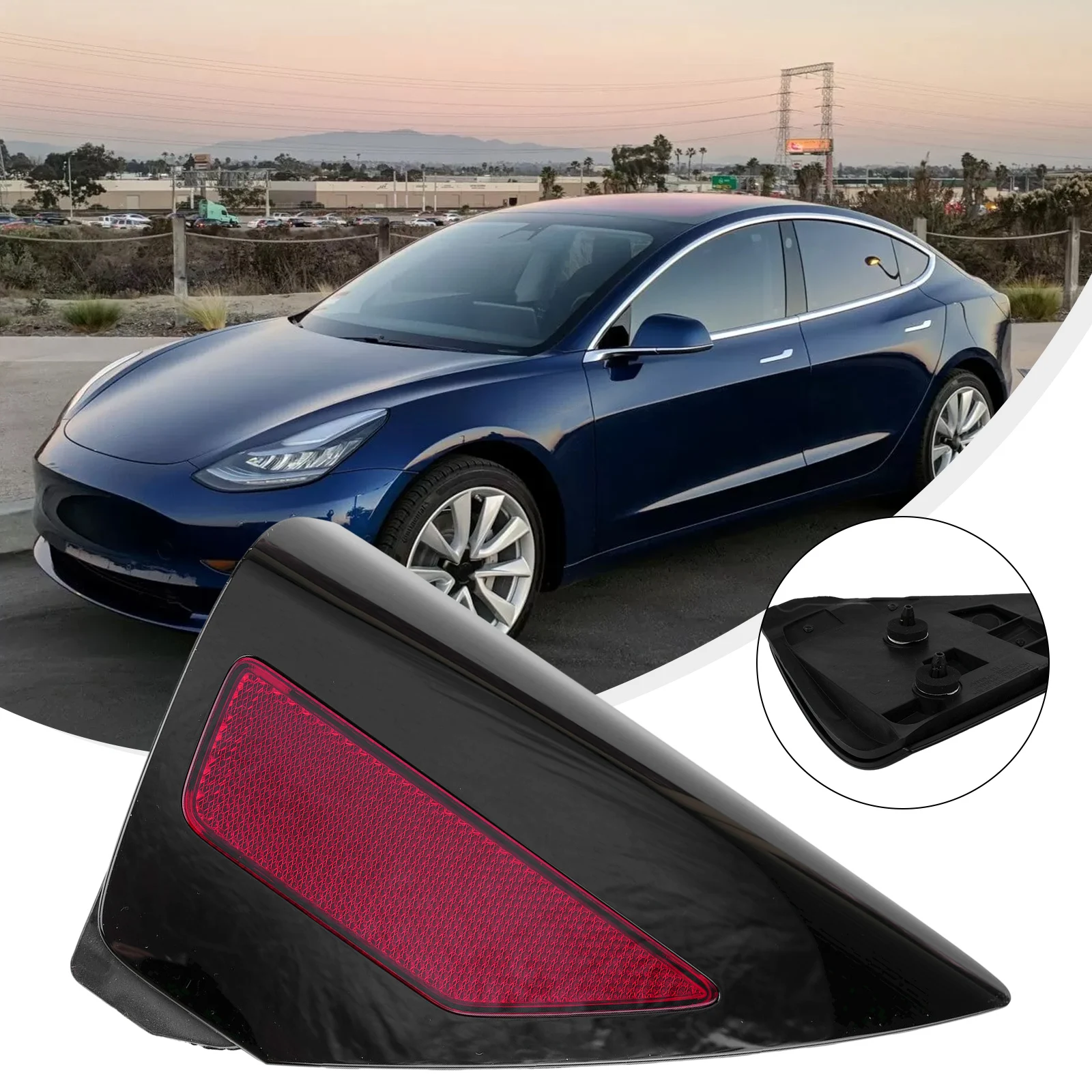 

Quarter Panel Reflector Light 1518783-00-A 2020-2022 New Rear For Tesla Model Y Quarter Panel Reflector Lamp Rear Right