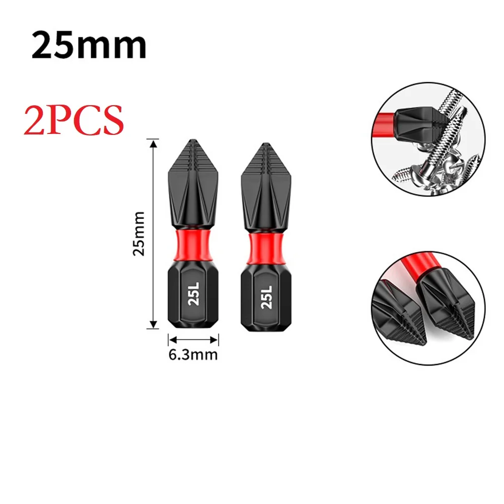 2/6Pcs Magnetic Batch Head PH2 Cross Screwdriver Set Impact Drill Bit Screw Alloy Steel Non-slip Cross Screwdriver 25mm-150mm
2/6Pcs Magnetic Batch Head PH2 Cross Screwdriver Set Impact Drill Bit Screw Alloy Steel Non-slip Cross Screwdriver 25mm-150mm