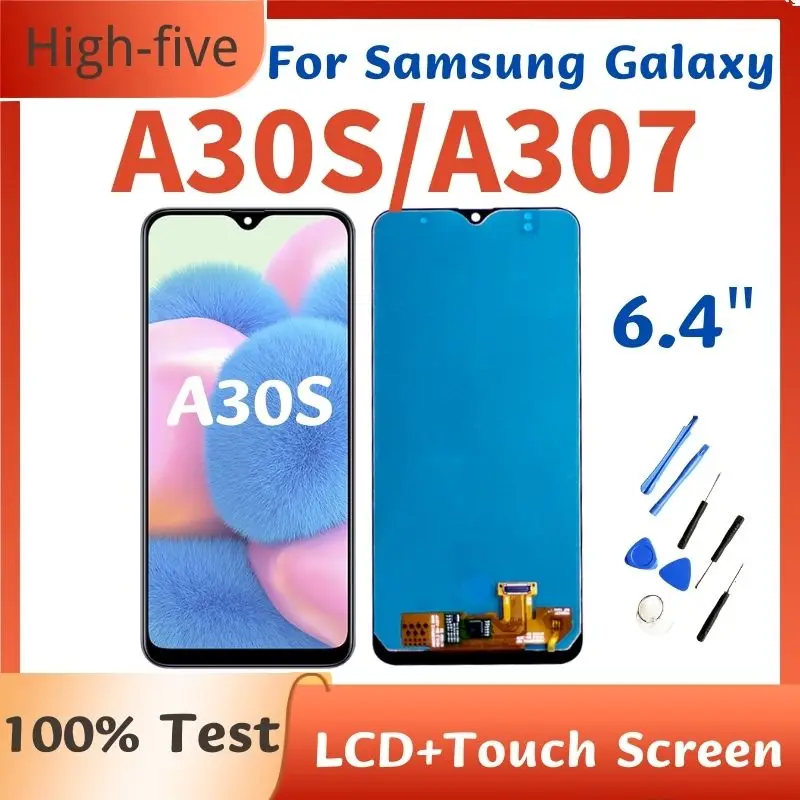 

For Samsung Galaxy A30S LCD Display Touch Screen Digitizer Assembly Part A307F A307FN A307G A307GN LCD Display For Samsung A30S