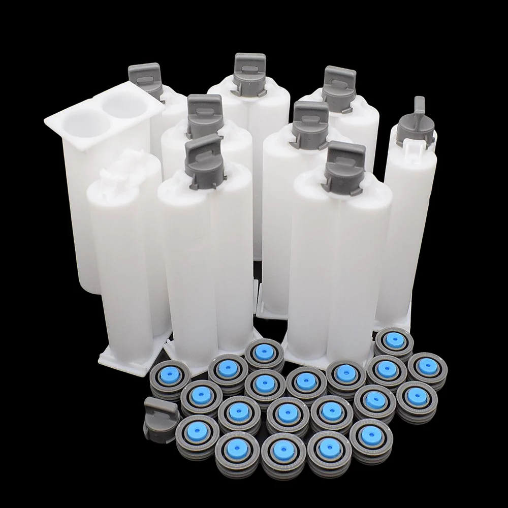 10 Piece 50ml 1:1 Empty Dual Glue Cartridge Mixer Tube AB Epoxy Adhesive Cartridges for 50ml 1:1 AB Glue Gun Manual Caulking Gun
10 Piece 50ml 1:1 Empty Dual Glue Cartridge Mixer Tube AB Epoxy Adhesive Cartridges for 50ml 1:1 AB Glue Gun Manual Caulking Gun