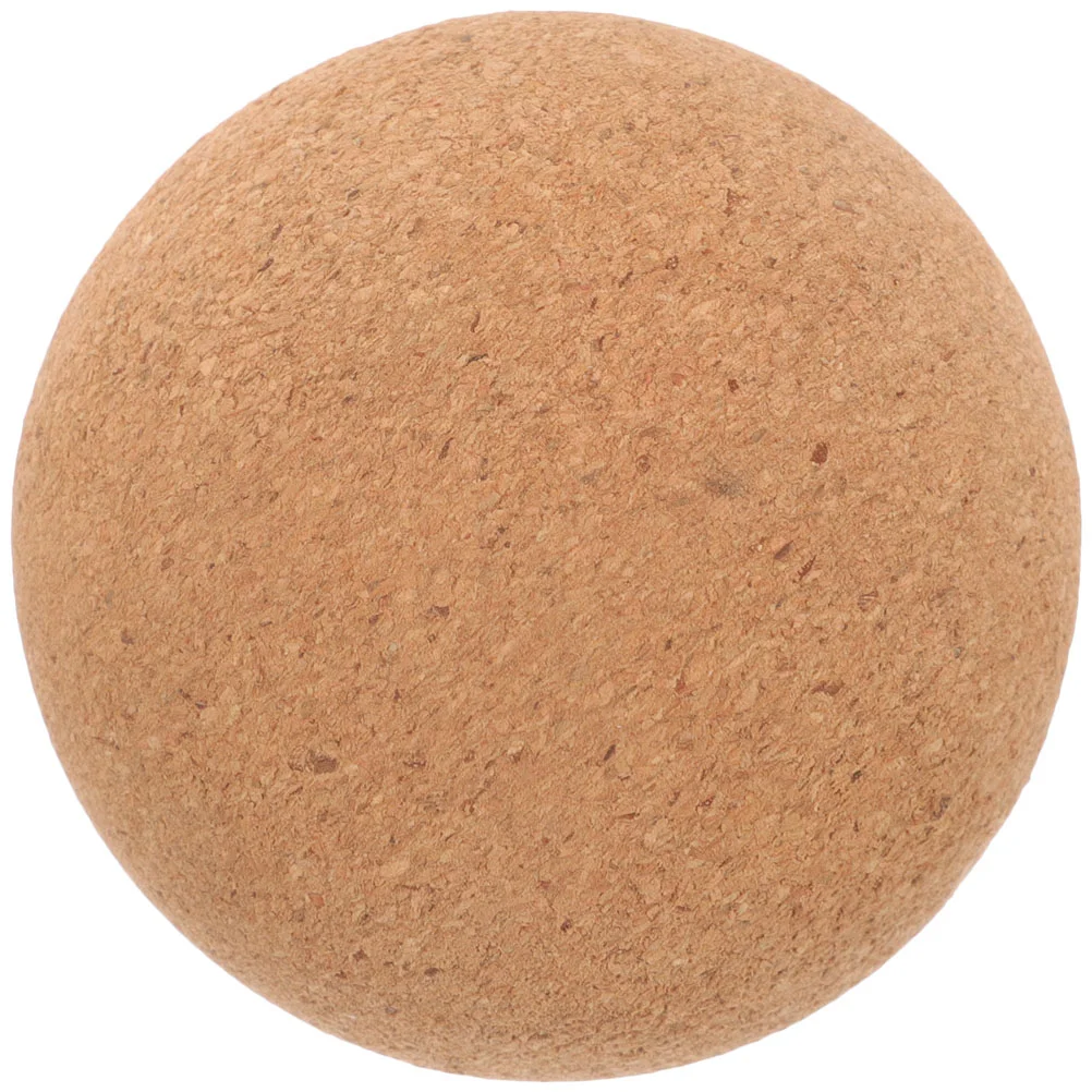 

Cork Fascia Ball Yoga Supplies (diameter 8cm) Muscle Massager for Feet Back Massagers Practical Rolling Foot