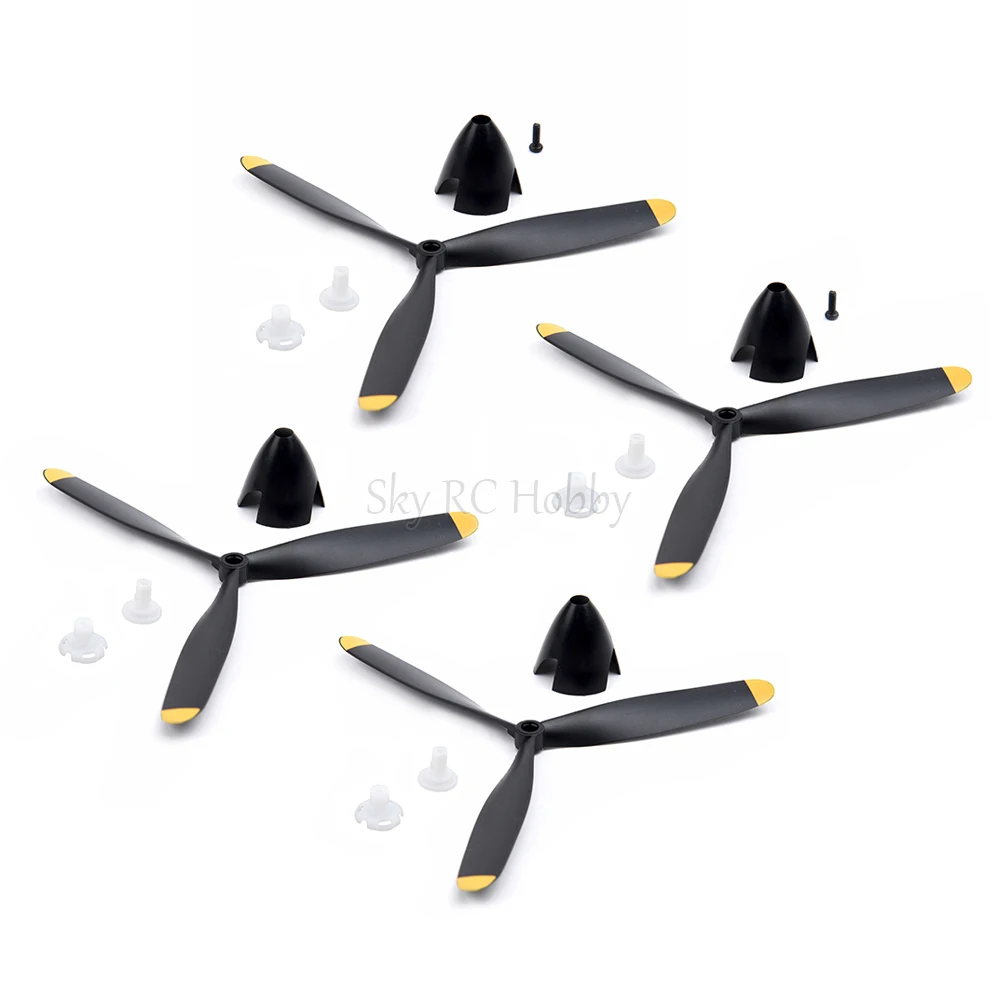 

1/2/4/6/10/20 PCS RC 3 Blades Propeller for 761-5 P-51D / 761-8 F4U / 761-9 T28 / 761-11 BF109 / 761-12 Spitfire RC Plane