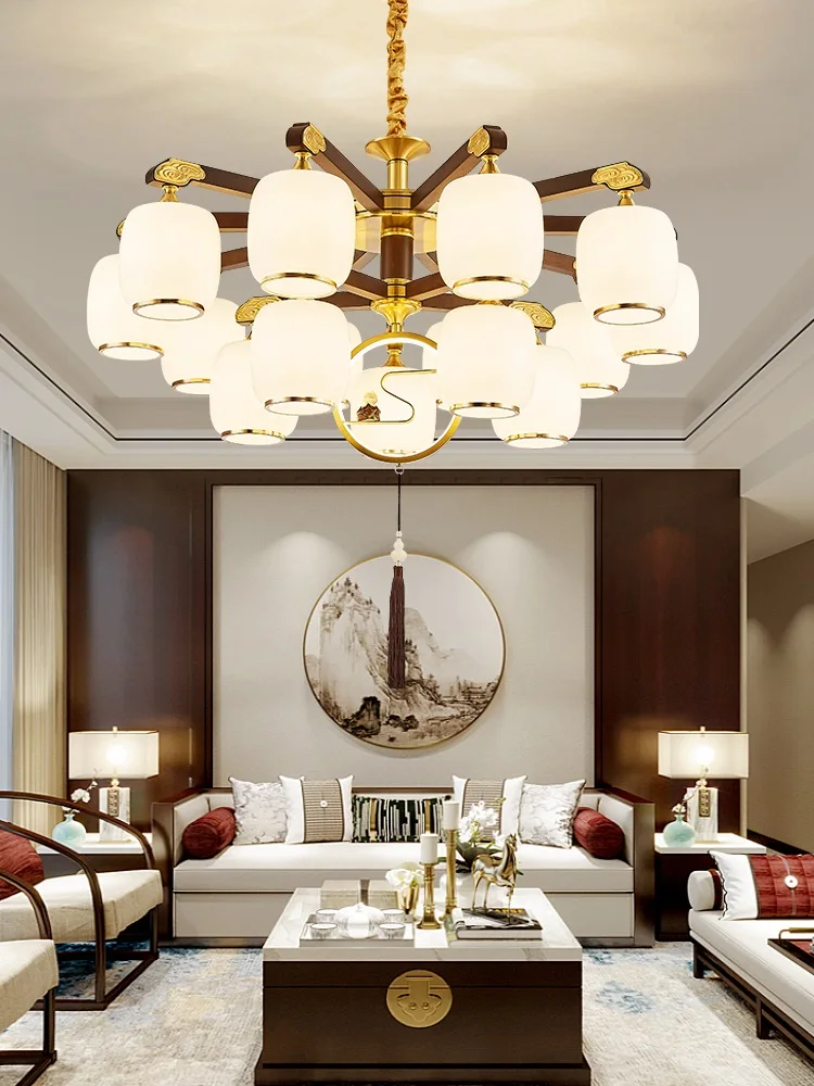 Новая медная люстра в китайском стиле для гостиной, простая Современная Художественная лампа из массива дерева для ресторана, отеля, виллы, зала, новинка 2023
Новая медная люстра в китайском стиле для гостиной, простая Современная Художественная лампа из массива дерева для ресторана, отеля, виллы, зала, новинка 2023
