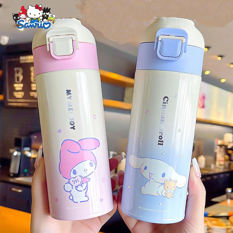Sanrio Kuromi Cinnamoroll Pochacco Thermos Kawaii Cartoon Cute Anime Student Office Home Portable Handheld Cups Toys Girls Gifts
Sanrio Kuromi Cinnamoroll Pochacco Thermos Kawaii Cartoon Cute Anime Student Office Home Portable Handheld Cups Toys Girls Gifts