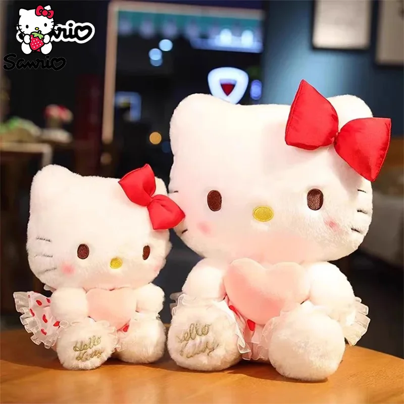 Kawaii Sanrio плюшевая кукла Y2K Hello Kitty плюшевая игрушка подушка декор комнаты Мягкая Плюшевая Кукла Детская аниме девочка подарок на день рождения для детей 
Kawaii Sanrio плюшевая кукла Y2K Hello Kitty плюшевая игрушка подушка декор комнаты Мягкая Плюшевая Кукла Детская аниме девочка подарок на день рождения для детей