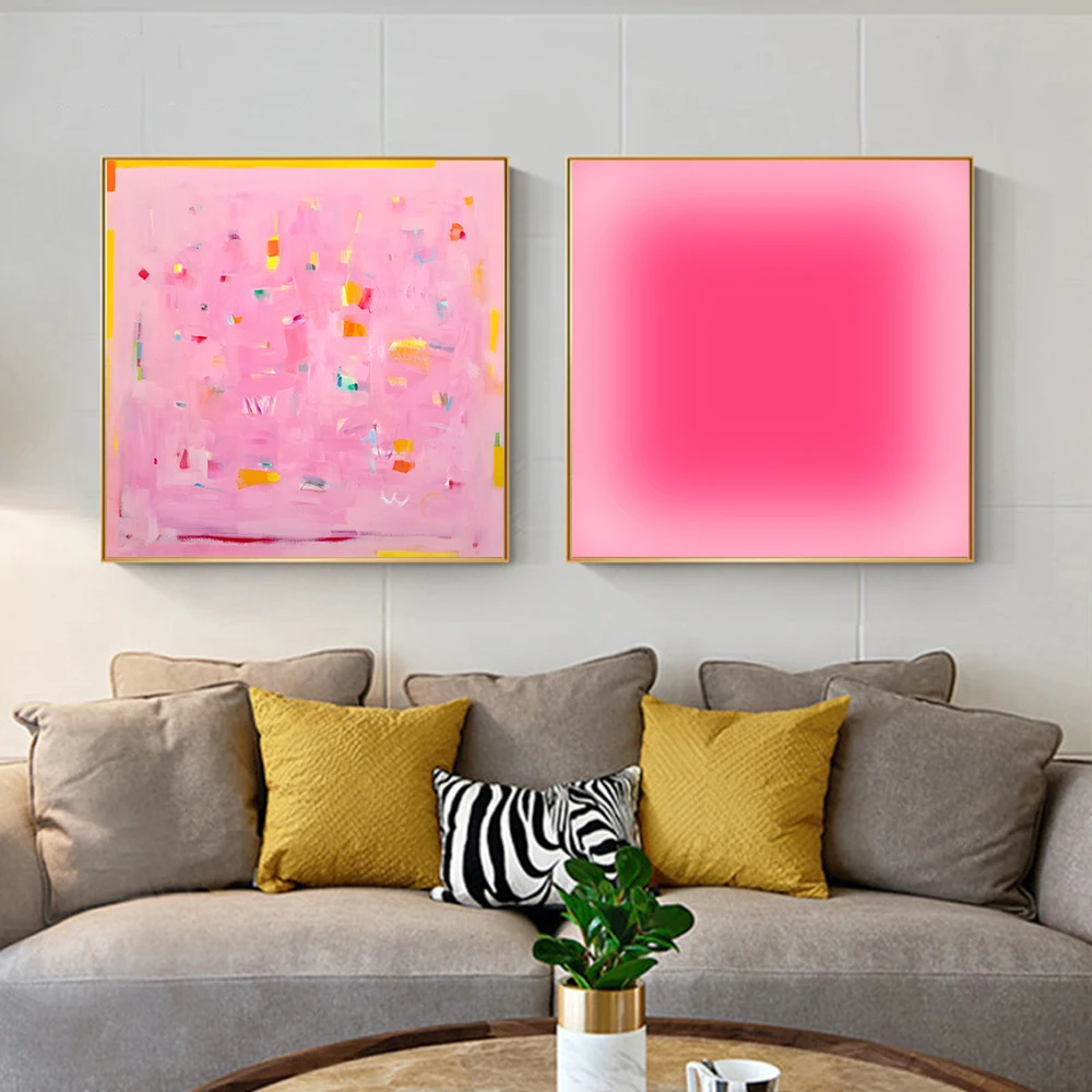 Vivid Pink Yellow Minimalist Abstract Style Art Colorful Poster Printing Canvas Wall Decoration Painting Living Room Home Gifts
Vivid Pink Yellow Minimalist Abstract Style Art Colorful Poster Printing Canvas Wall Decoration Painting Living Room Home Gifts