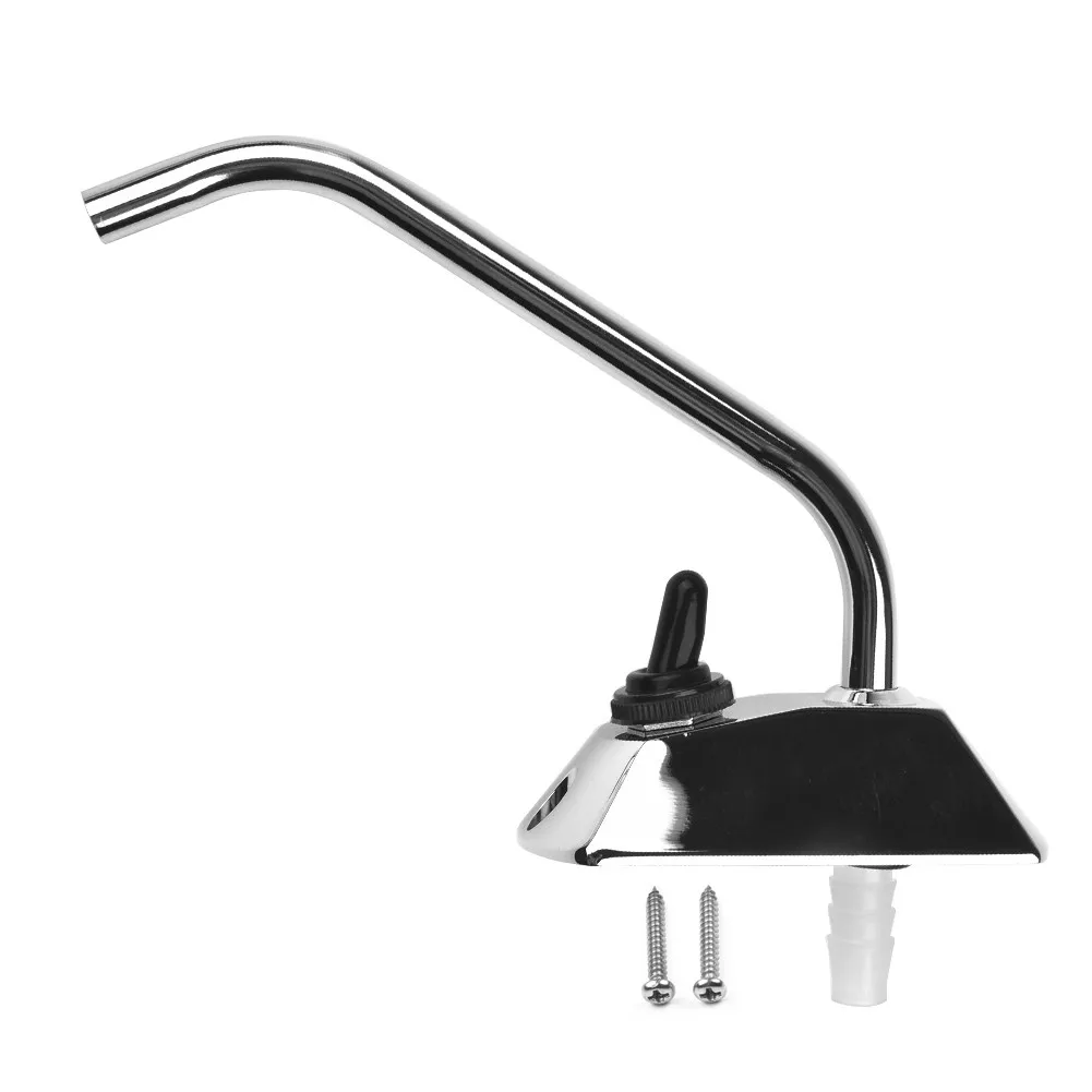 12V Galley Electric Water Pump Tap Faucet Water Tap W/ Switch Single Hole Water Electric Faucet Tap For Caravan Boat RV Marine
12V Galley Electric Water Pump Tap Faucet Water Tap W/ Switch Single Hole Water Electric Faucet Tap For Caravan Boat RV Marine