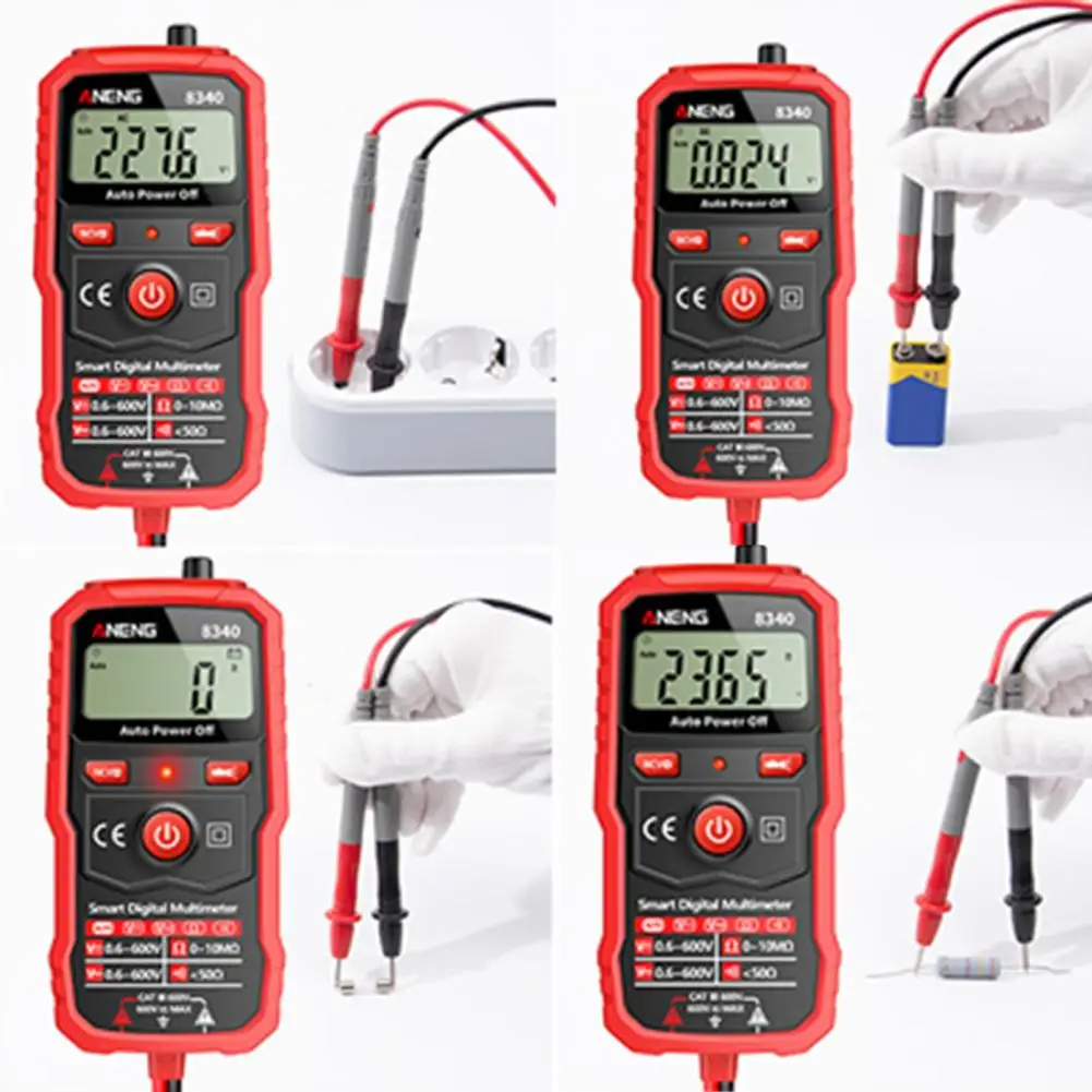 Professional Plastic Multimeter Burn Protection Handheld Anti Corrosion Multimeter Smart Multimeter Smart Multimeter
Professional Plastic Multimeter Burn Protection Handheld Anti Corrosion Multimeter Smart Multimeter Smart Multimeter