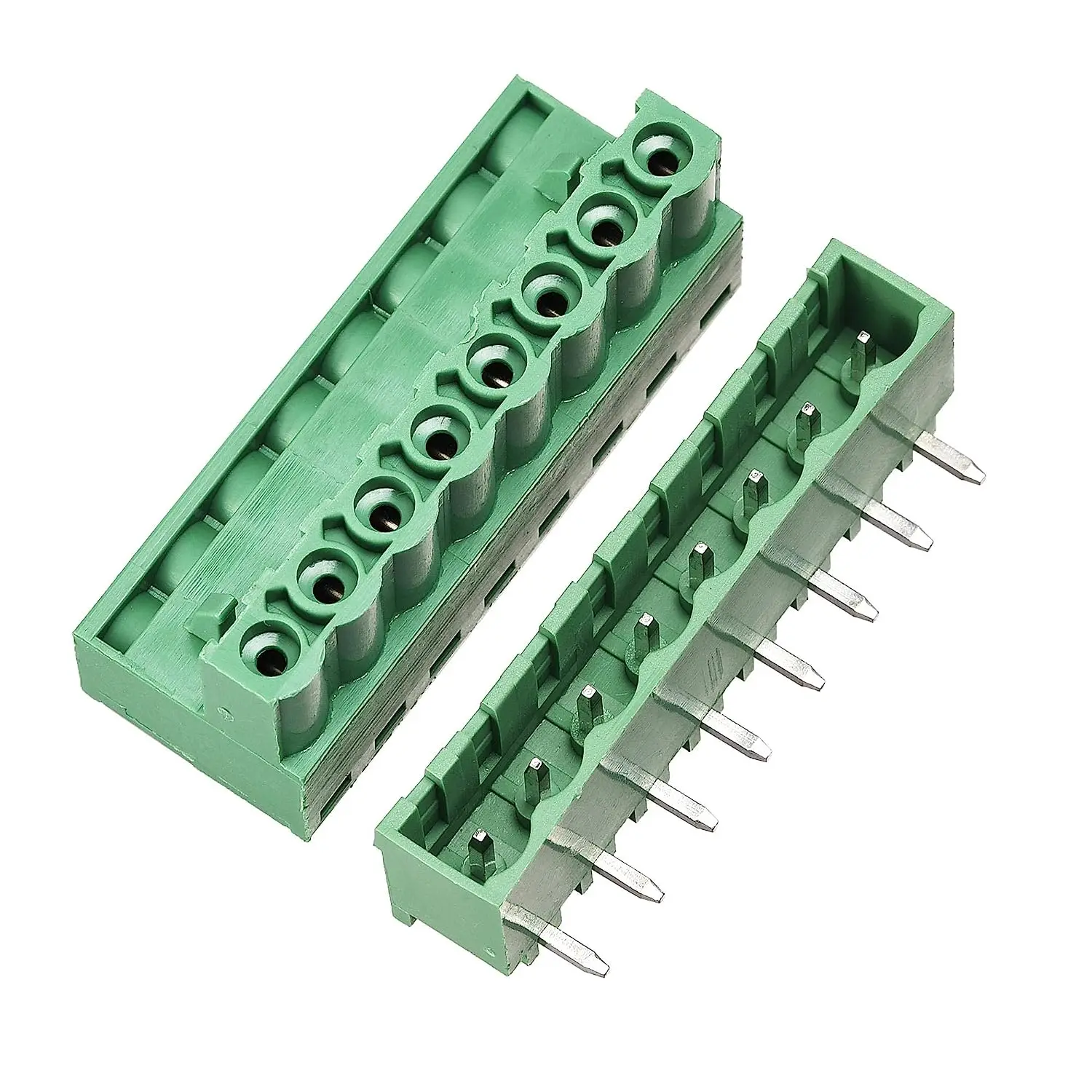 5.08mm Phoenix Connectors 8-Pin 5.08mm Pitch Right Angle PCB Screw Terminal Block Connector 5 Sets
5.08mm Phoenix Connectors 8-Pin 5.08mm Pitch Right Angle PCB Screw Terminal Block Connector 5 Sets