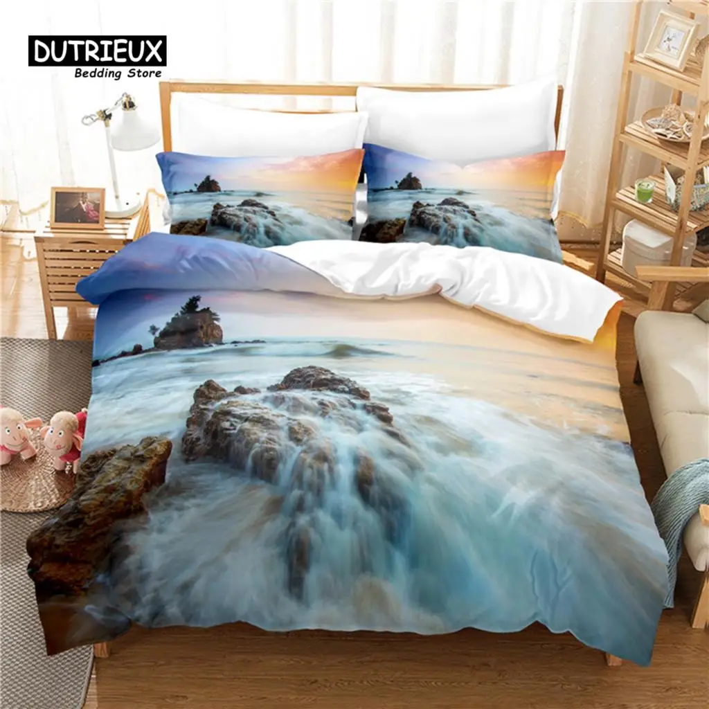 3pcs Duvet Cover Set, 3D Ocean Coral Reef Bedding Set, Soft Comfortable Breathable Duvet Cover, For Bedroom Guest Room Decor
3pcs Duvet Cover Set, 3D Ocean Coral Reef Bedding Set, Soft Comfortable Breathable Duvet Cover, For Bedroom Guest Room Decor