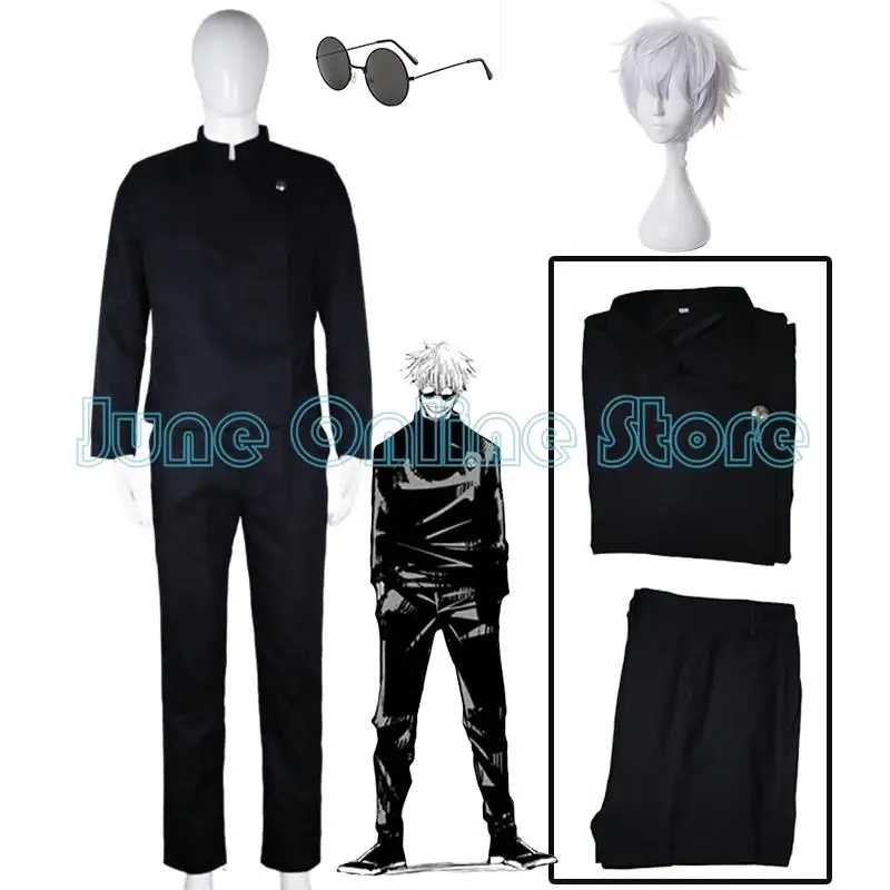 Gojo Satoru Cosplay Costume Anime Jujutsu Kaisen Season 2 School Uniform Wig Sunglasses Full Sets Satoru Gojo Cosplay Costumes
Gojo Satoru Cosplay Costume Anime Jujutsu Kaisen Season 2 School Uniform Wig Sunglasses Full Sets Satoru Gojo Cosplay Costumes