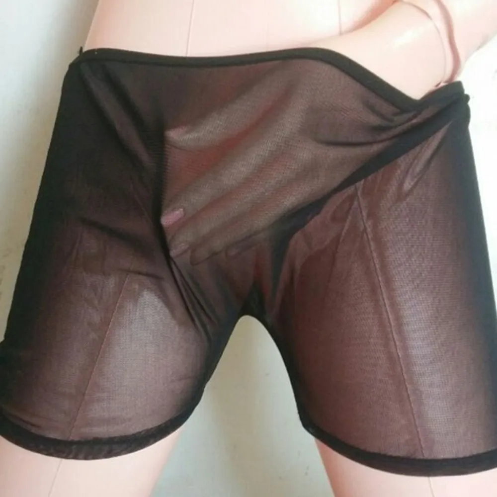 Men Erotic Mesh See Through Breathable Trunk Boxer Briefs Shorts Thong Loose Pants Sheer Nightwear Sportswear Men's Boxers
Men Erotic Mesh See Through Breathable Trunk Boxer Briefs Shorts Thong Loose Pants Sheer Nightwear Sportswear Men's Boxers
