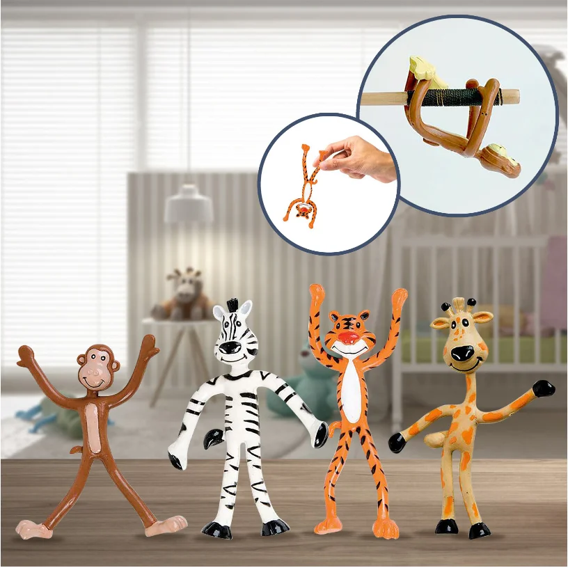 Fidget toys Novelty Wire Animal Sika Deer Zebra Monkey Distorted Deformation Doll Children's Toy Gift Funny Decompression Tricky
Fidget toys Novelty Wire Animal Sika Deer Zebra Monkey Distorted Deformation Doll Children's Toy Gift Funny Decompression Tricky