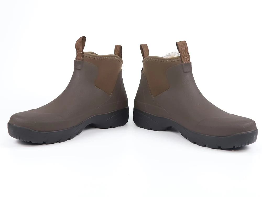 High-End ort Rubber Rain Boots for Men Waterproof Non-Slip Comfortable Fiing Outdoor Boots Car Wa oes No Foot Odor