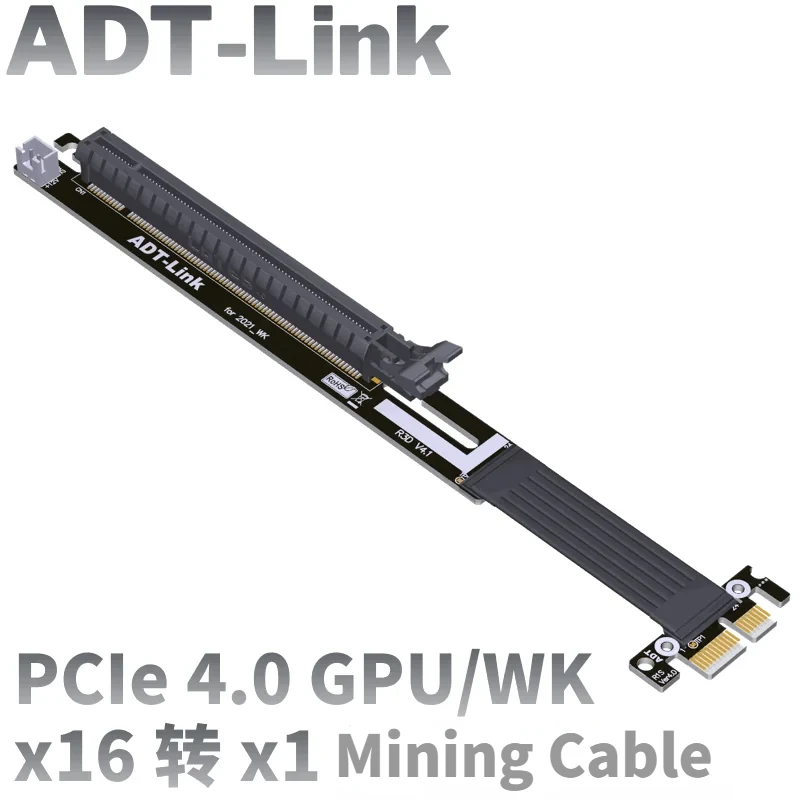 ADT-Link графическая видеокарта GPU PCIE Удлинительный кабель PCIe 4,0 3,0x16 до x1 адаптер переходника полная скорость AMD NVIDIA карта майнинга BTC
ADT-Link графическая видеокарта GPU PCIE Удлинительный кабель PCIe 4,0 3,0x16 до x1 адаптер переходника полная скорость AMD NVIDIA карта майнинга BTC