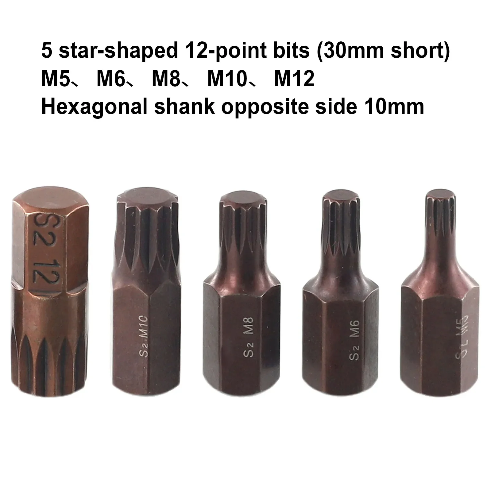 10mm Hex Shank Star Screwdriver Bit 5pcs/set Alloy Steel For Impact Screwdriver Hand Tool High Precision Durable
10mm Hex Shank Star Screwdriver Bit 5pcs/set Alloy Steel For Impact Screwdriver Hand Tool High Precision Durable