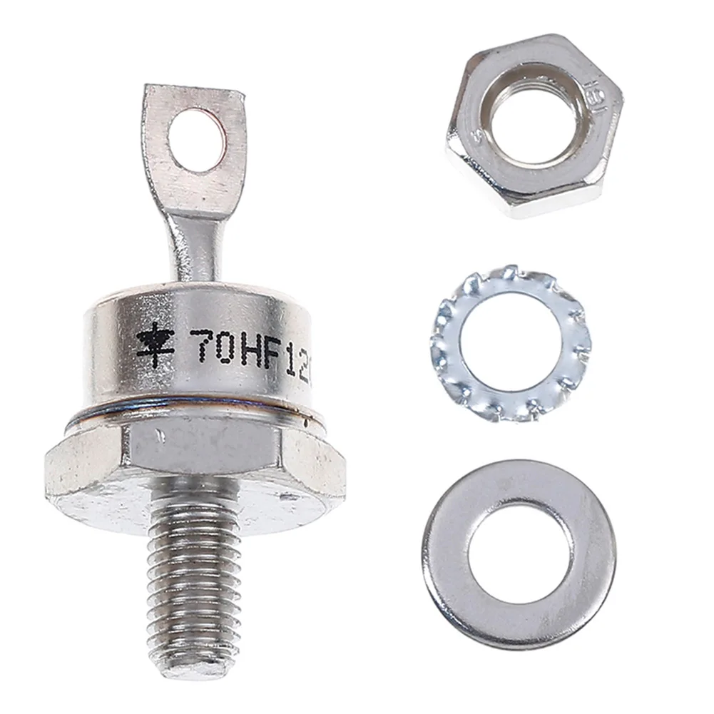 70H120 70A1200VHigh Power Rectifier Metal Stud Type Rectifier Diodes Accessories Semiconductors Electrical Instrument Parts
70H120 70A1200VHigh Power Rectifier Metal Stud Type Rectifier Diodes Accessories Semiconductors Electrical Instrument Parts