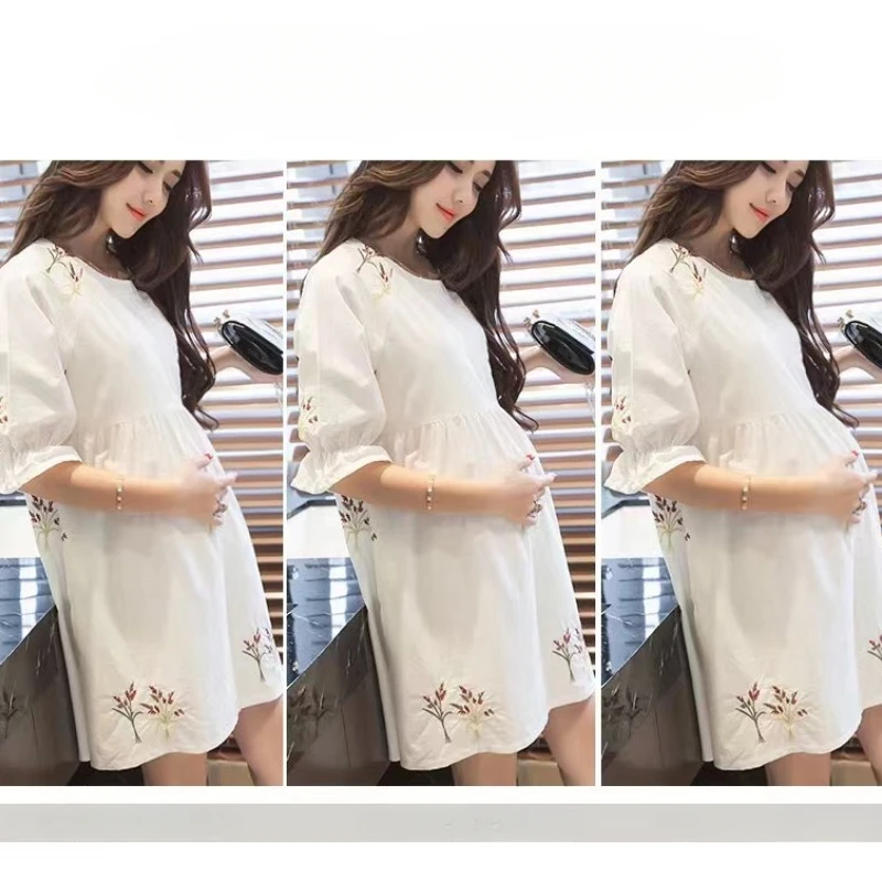New Summer Pregnant Women's Dress 8 S345c6e1eb16b46029c1a10cb5a9c81778