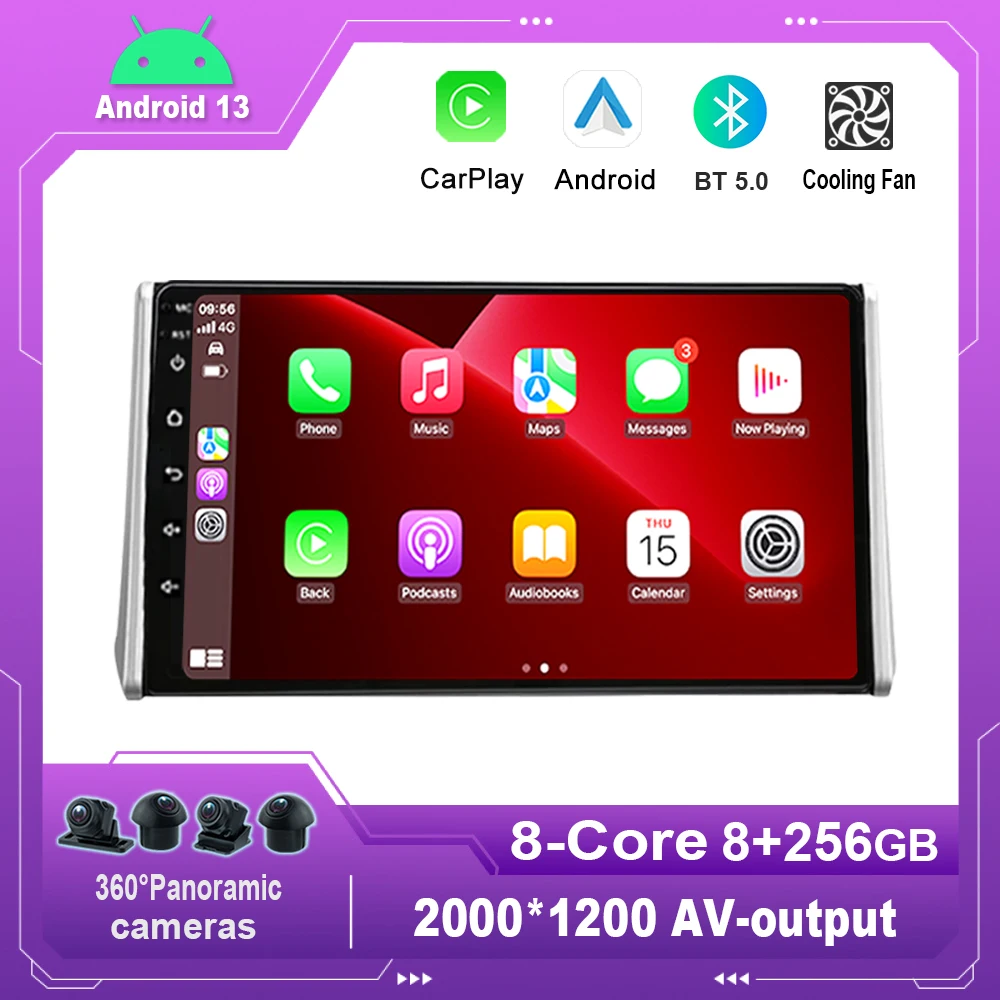 9 Inch Android 13.0 Car Radio Multimedia Video Player Navigation For Toyota RAV4 XA50 2018-2020 GPS Carplay No 2din 2 din dvd
9 Inch Android 13.0 Car Radio Multimedia Video Player Navigation For Toyota RAV4 XA50 2018-2020 GPS Carplay No 2din 2 din dvd