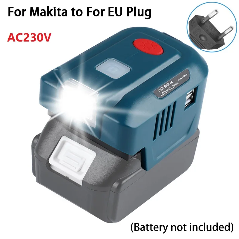 For Lithium-Ion 18V 150W Power Supply Inverter USB Charger 230VAC Output For Camping Outdoor Charging
For Lithium-Ion 18V 150W Power Supply Inverter USB Charger 230VAC Output For Camping Outdoor Charging