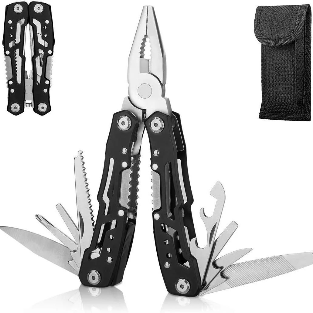 

14-in-1 Folding Pliers Pocketknife Multifunction Knife Ourdoor Protable Wrench Multitool Emergency Survival Camping Supplies