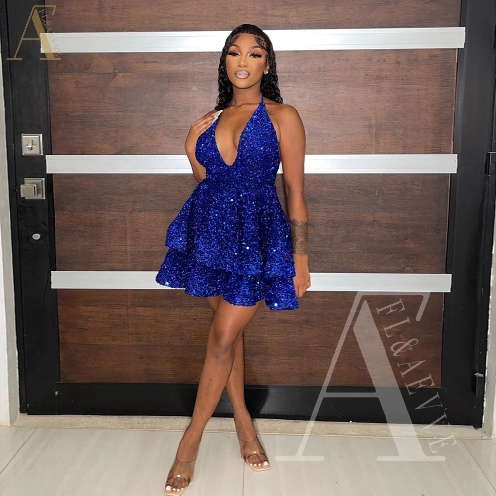 Royal Blue Sequin Prom Dresses 2024 Sexy V-neck Evening Party Dress New in Short Formal Dresses for Women Ball Gown Elegant Robe
Royal Blue Sequin Prom Dresses 2024 Sexy V-neck Evening Party Dress New in Short Formal Dresses for Women Ball Gown Elegant Robe