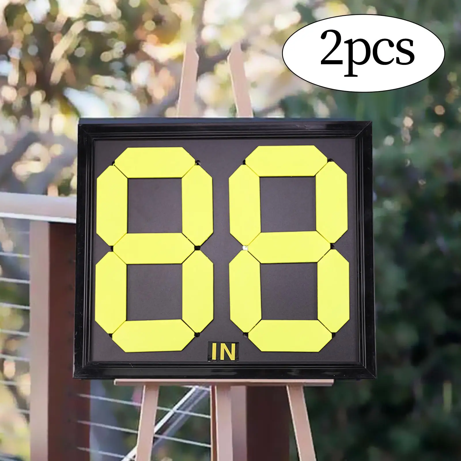 2 Pieces Soccer Football Substitution Board Manually Fliping Numbers Professional Basketball Game Digital Substitution Board
2 Pieces Soccer Football Substitution Board Manually Fliping Numbers Professional Basketball Game Digital Substitution Board